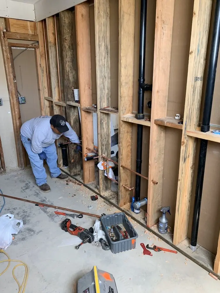 Commercial rough-in plumbing for Water Heater Replacement in Norwalk